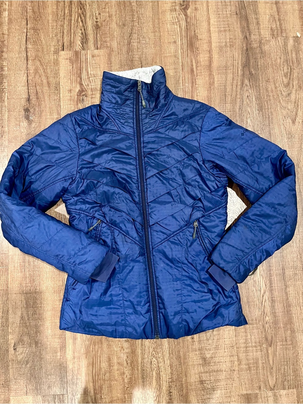 Columbia Women’s Omni-Heat Interchange Jacket  Purpleish-Blue Size Small